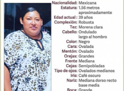 Susana de 39 años de edad desapareció en calles de Tehuacán