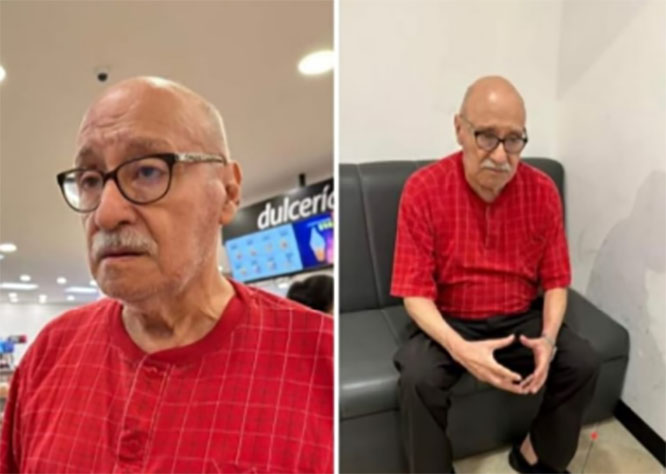 Ayuda a don Eligio Álvarez a regresar a su casa