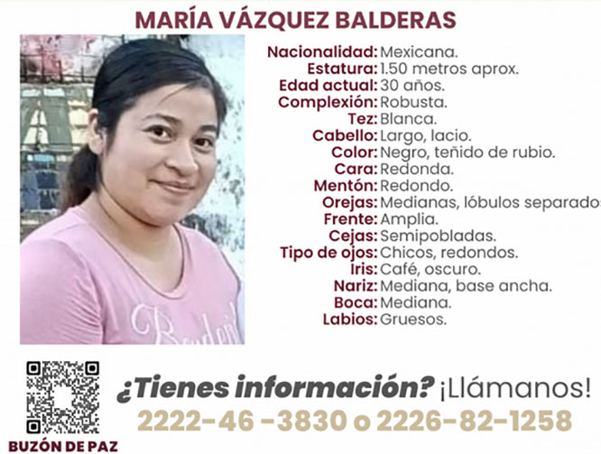 María de 30 años desapareció en el municipio de Esperanza