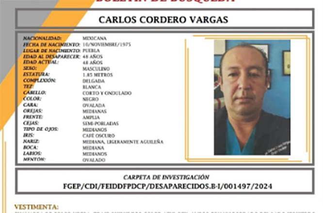 Carlos de 48 años desaparece en la Reserva Territorial Atlixcáyotl