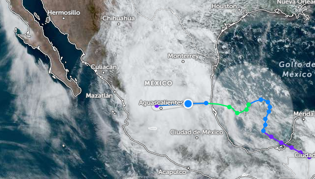 Tormenta tropical Alberto se debilita a depresión tropical tras tocar tierra