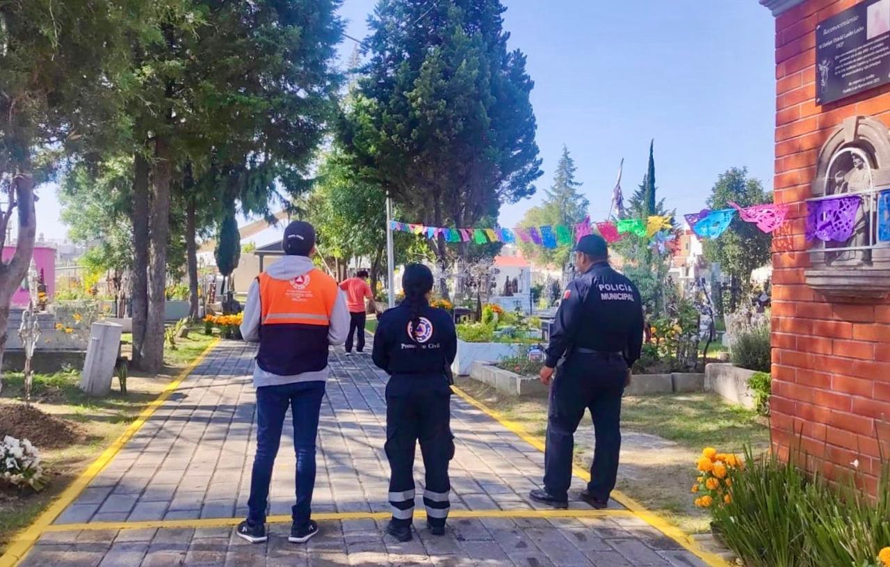 Reporta San Andrés Cholula saldo blanco tras celebración de Día de muertos