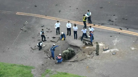 Bomba de la II Guerra Mundial explota en Aeropuerto en Japón