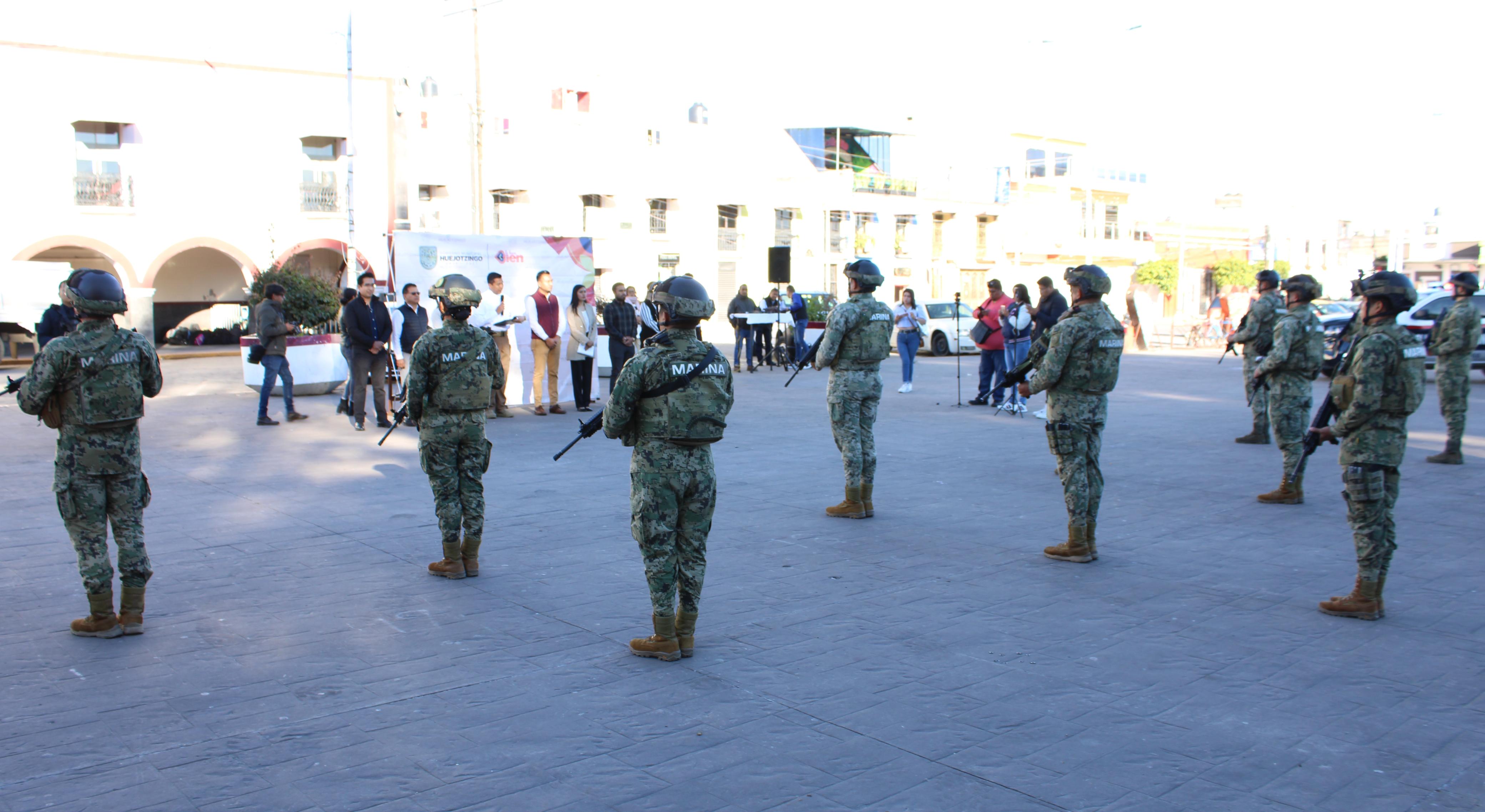 Huejotzingo espera la llegada de 45 nuevos marinos