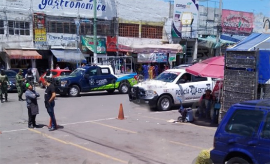 Golpean y desaparecen a elemento de la Guardia Nacional en la Central de Abasto