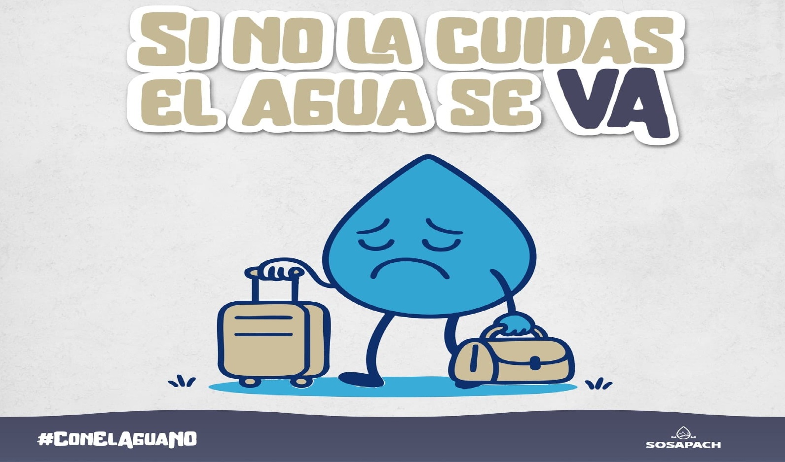 Con el agua no se juega... una campaña del SOSAPACH para crear conciencia