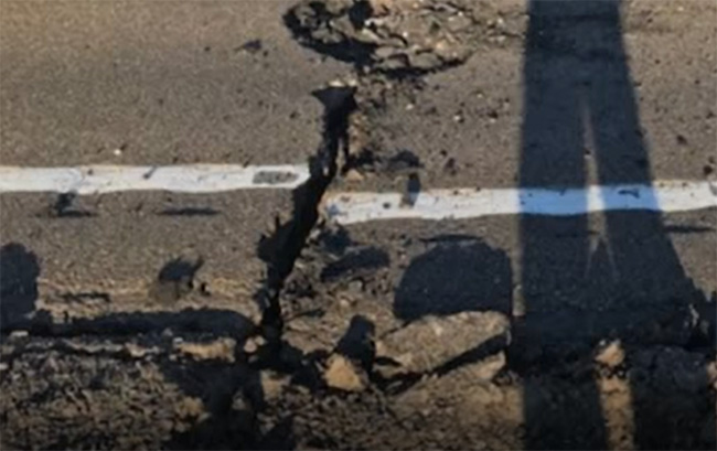 Nevada registra fuerte sismo de magnitud 6.5 grados