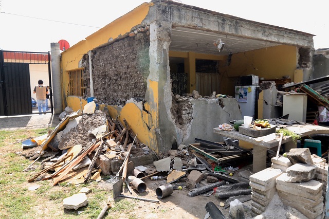 Desastres naturales han pegado en 80 % de municipios de Puebla
