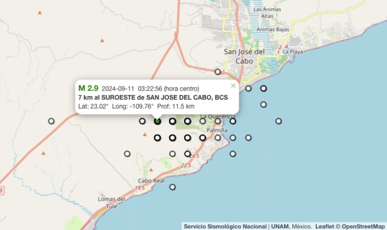 Se registran microsismos en Guerrero, Baja California Sur y Chiapas