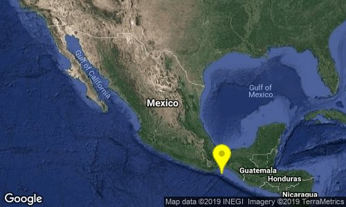 Se registra sismo de 5.8 grados  en costas de Oaxaca