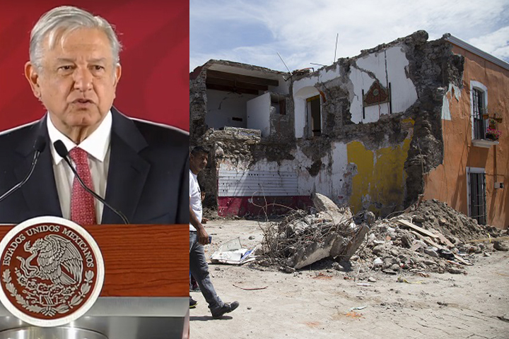 En 2020 finalizará reconstrucción por sismo del 19S: AMLO