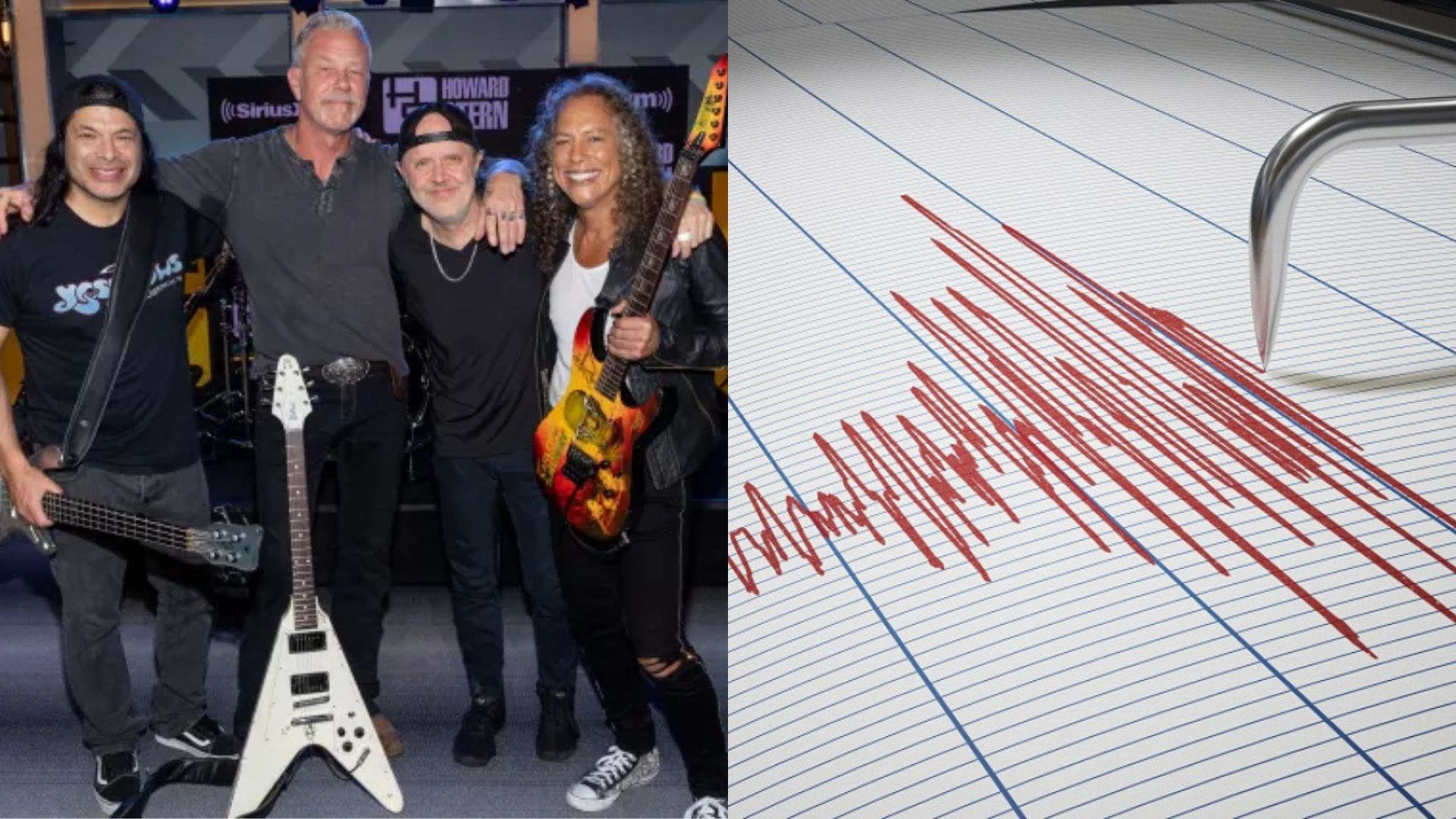 El poder de un concierto de Metallica provocó un leve sismo en Virginia 