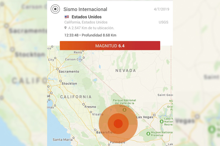 VIDEO Se reporta sismo de 6.4 en Los Ángeles California