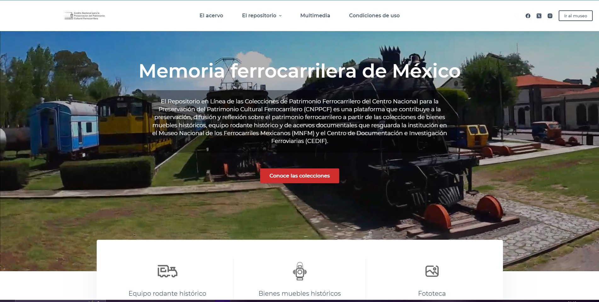 Ya puedes consultar el Repositorio del Patrimonio Ferrocarrilero de México