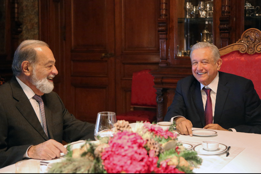 Carlos Slim, invitado de lujo en comida de empresarios en EU