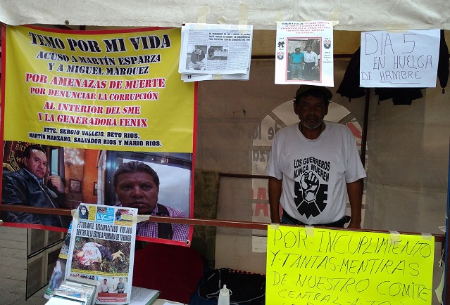 SME ignora a ex electricista en huelga de hambre