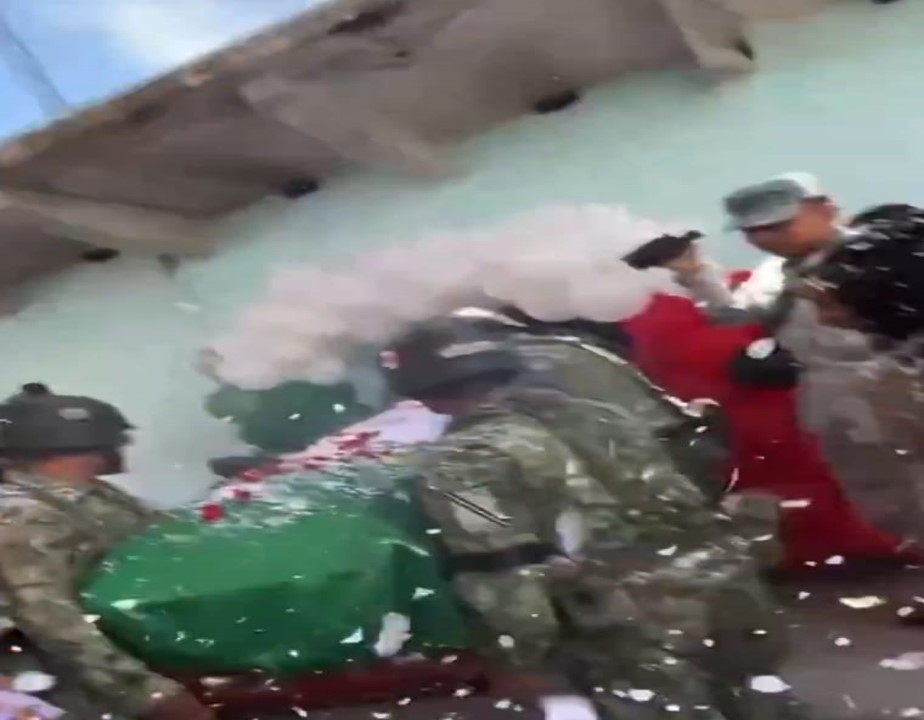 VIDEO Ejército rinde homenaje José Ramón García, soldado poblano asesinado en Culiacán