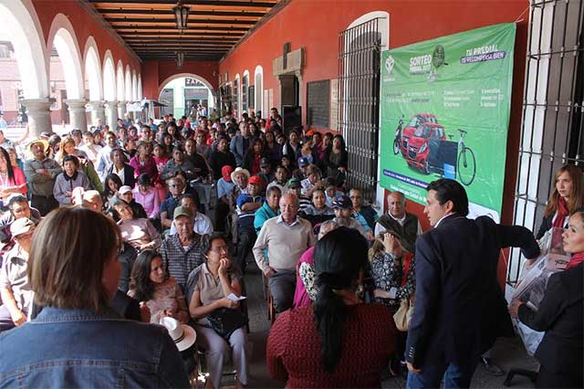 Realiza San Pedro Cholula el sorteo predial 2017