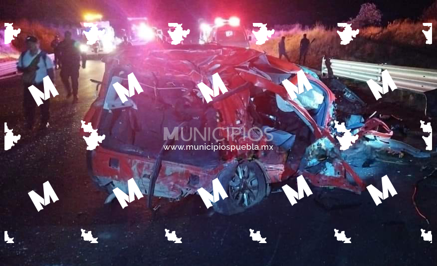 Trágico accidente deja a tres hombres sin vida en la Virreyes-Teziutlán 
