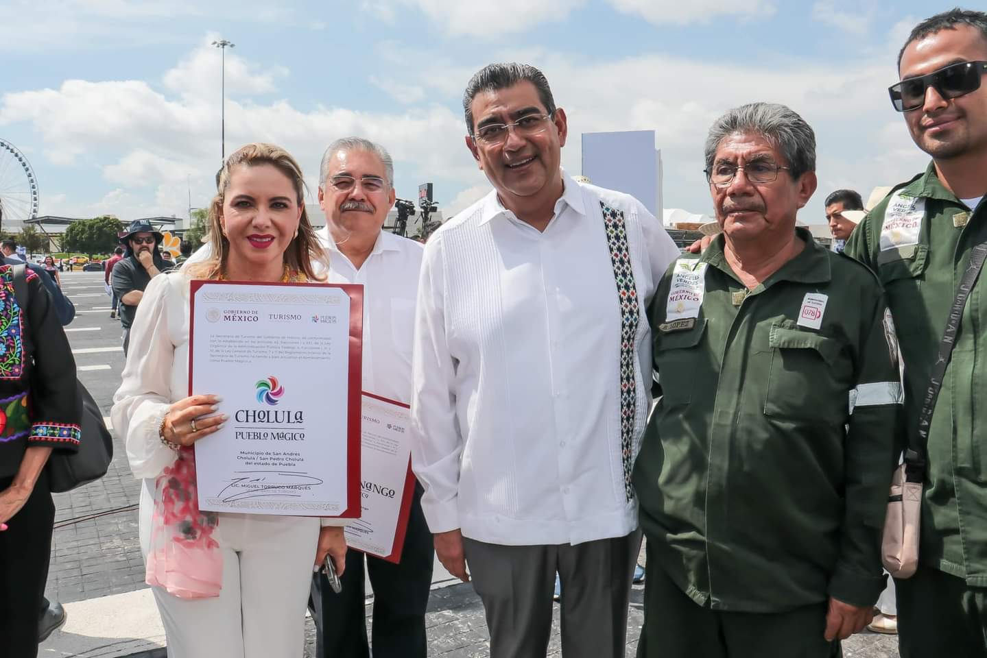 Recibe San Pedro Cholula Actualización de nombramiento como Pueblo Mágico