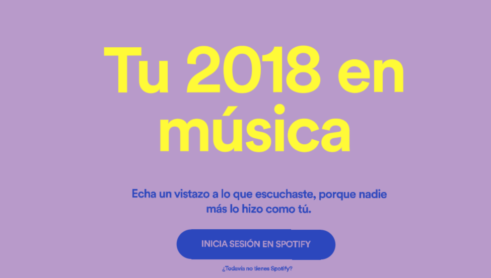 Spotify te dice qué fue lo que más escuchaste este 2018