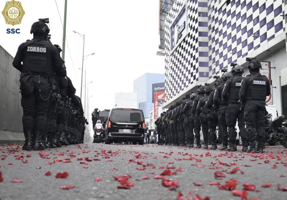 VIDEO Despiden a Milton Morales, mando de la SSC-CDMX