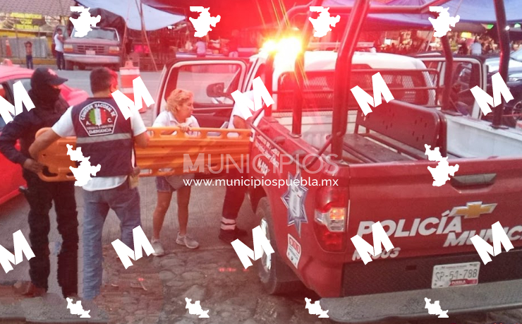 En persecución un policía cayó de una azotea en Xicotepec.