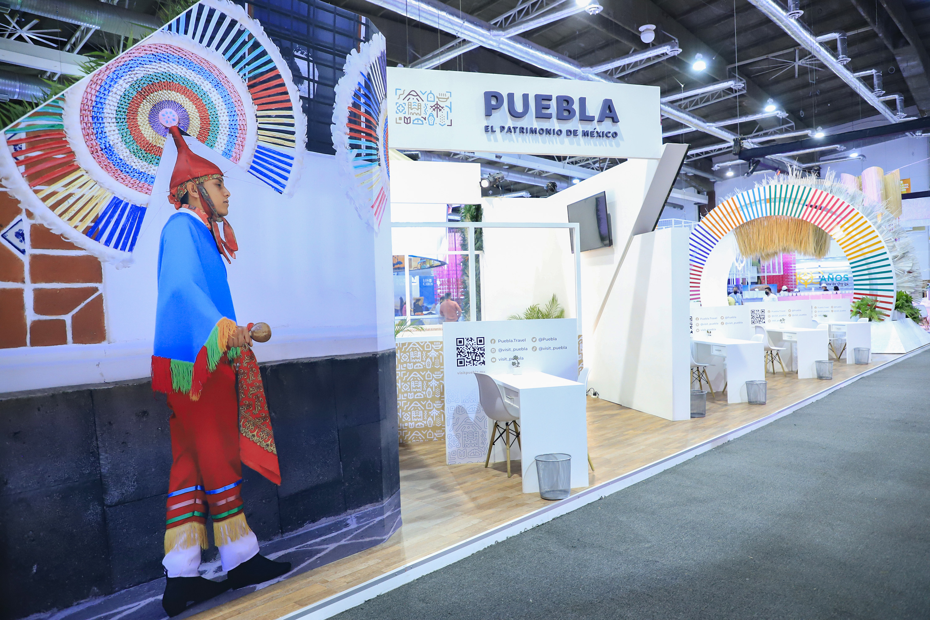 Presenta Puebla atractivos en el Tianguis Turístico 2022 en Acapulco