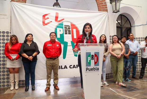 VIDEO Morena quiere reventar el proceso electoral en Puebla: Delfina Pozos