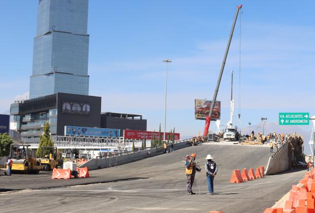 VIDEO Avanza obra del Distribuidor Vial de Cúmulo de Virgo-Vía Atlixcáyotl