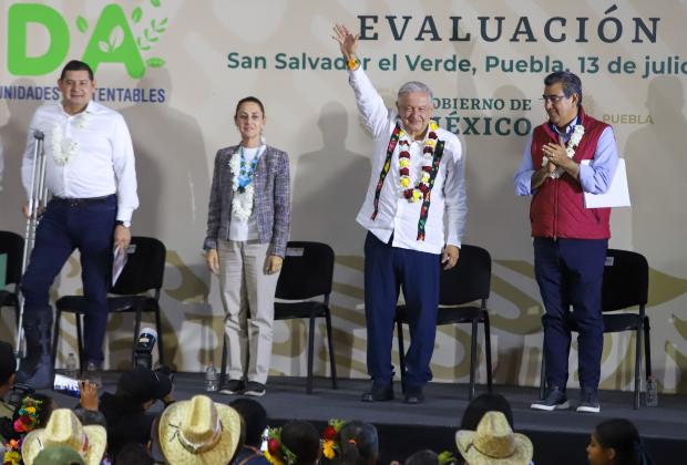 Desde Puebla, AMLO afirma que se logró sentar las bases de la Cuarta Transformación