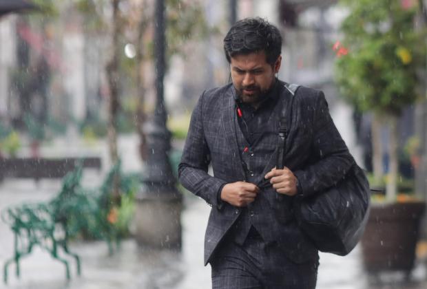 Se registra primera lluvia en la ciudad de Puebla