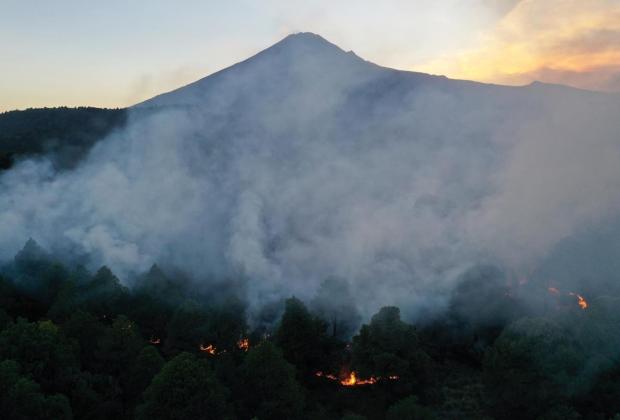 Puebla se ubica en el séptimo sitio en incendios forestales este año