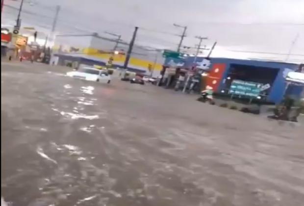 VIDEO Granizada deja inundaciones en Cuautlancingo y Coronango