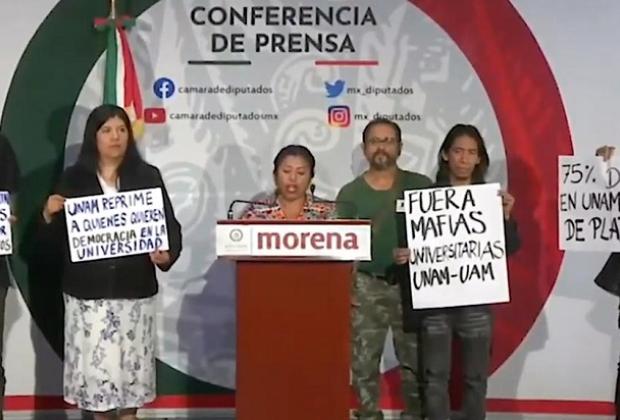Diputada de Puebla pide reinstalación de profesores en la UNAM