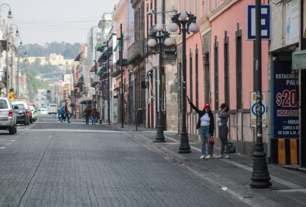 VIDEO Luce tranquilo el Centro Histórico de Puebla en el primer día del 2025