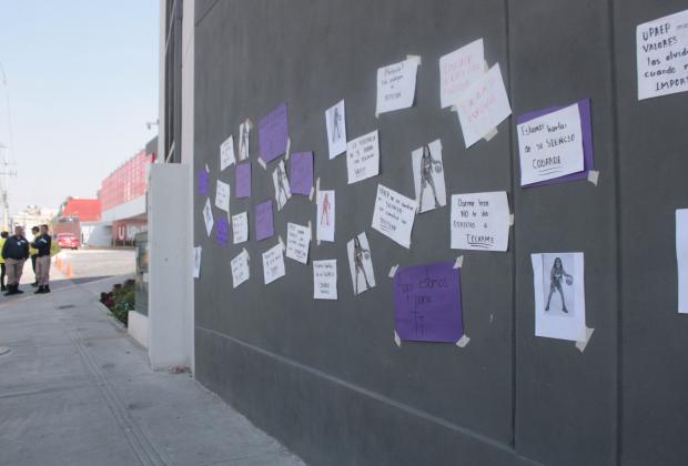 VIDEO Estudiantes UPAEP se manifiestan en su preparatoria