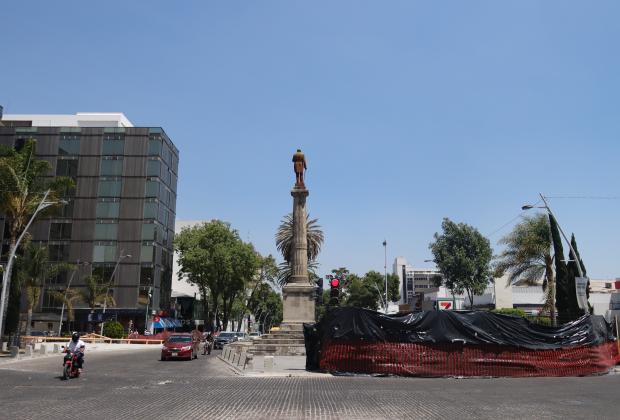 Obras de remodelación en Avenida Juárez de Puebla se retrasan dos meses