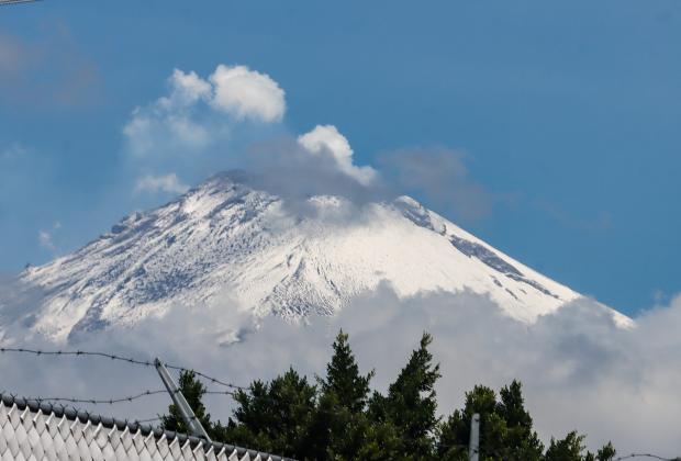 Se prevé caída de aguanieve o nieve en el Popocatépetl e Iztaccíhuatl