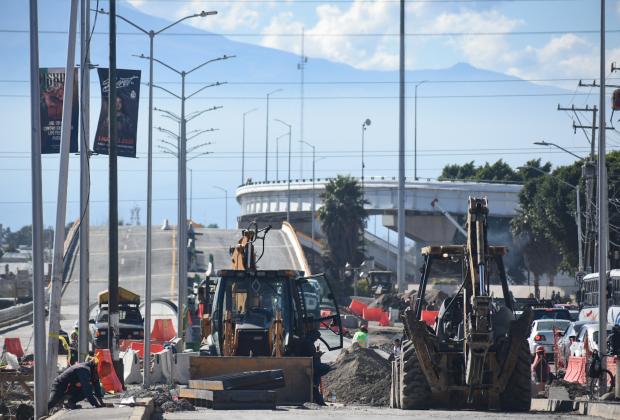 Avanzan los trabajos en el Distribuidor Vial Ejército de Oriente