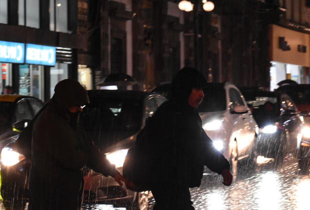 VIDEO Por tercer día consecutivo llueve en la capital poblana