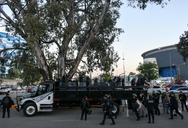 VIDEO Aplican Operativo en el Estadio Cuauhtémoc para el duelo Puebla vs América