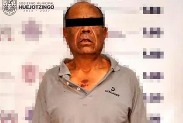 Cae abuelito acusado de hacer tocamientos lascivos a jovencita en Huejotzingo