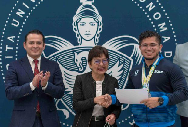 Reconoce la rectora Cedillo a medallistas BUAP de la Universiada Nacional 2025