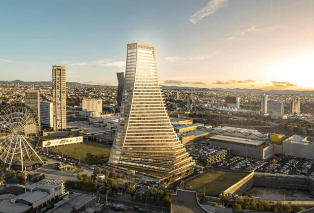 Torre Andeza, el multipremiado edificio de lujo que se construye en Puebla