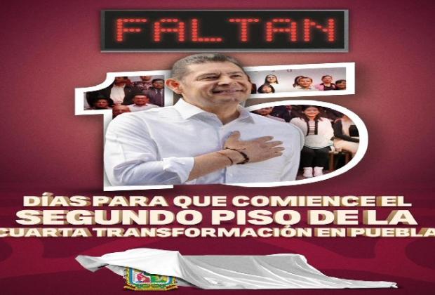 Armenta está a 15 días de rendir protesta como gobernador de Puebla