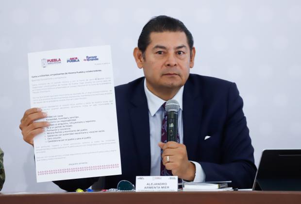 Puebla respalda postura diplomática de Sheinbaum ante gobierno de Trump