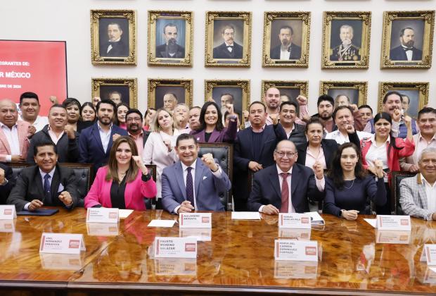 Se reúne Armenta con autoridades electas de Fuerza por México