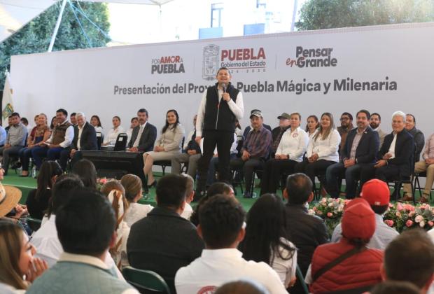 Armenta presenta el Proyecto Puebla mágica y milenaria