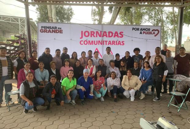 Armenta impulsa jornadas comunitarias en Amozoc y acerca servicios a poblanos